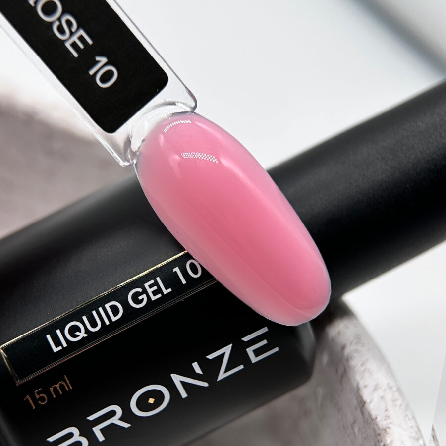 Моделирующий Ликвид гель Bronze Liquid gel #10 Rose, 15 мл